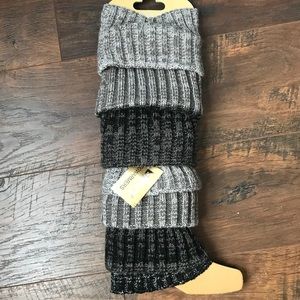 NWT leg warmers multi color